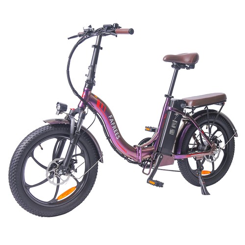 F20 Pro Elektrofahrrad 20 Zoll 25 km/h 36 V 18 Ah 250 W – Lila