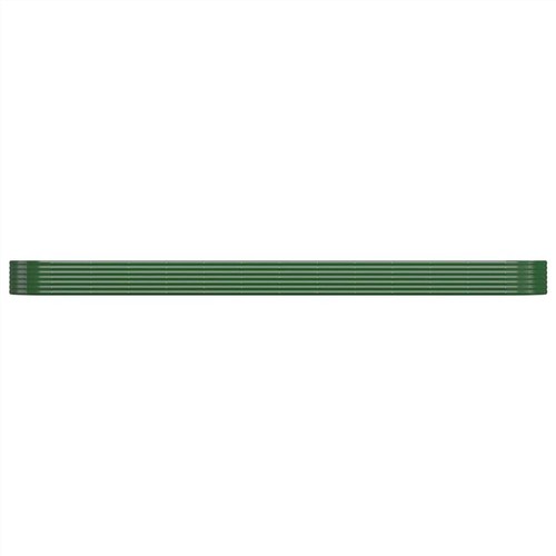 Pflanzgefäß Pulverbeschichteter Stahl 544 x 100 x 36 cm Grün