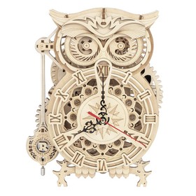 ROBOTIME LK503 Owl Clock Puzzle