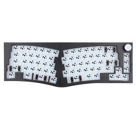 FEKER Alice 80 68 touches 65 joint remplaçable à chaud Split filairesans fil mécanique clavier kit de bricolage lumière LED orientée vers le sud  noir