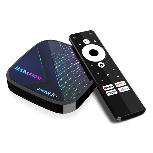 For Google Certified HAKO Pro TV Box 2GB+16GB 4K Android Media Player  S905Y4 BT5.