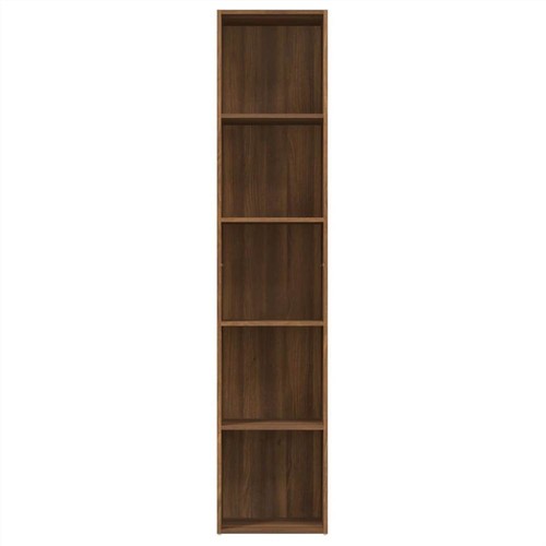Bücherschrank Eiche braun 40x30x189 cm Holzwerkstoff