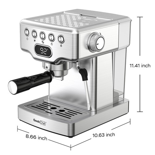 （未使用品）Geek Chef GCF20E エスプレッソマシン　120V仕様 未使用品）Geek Chef GCF20E エスプレッソマシン 120V仕様