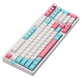 Teclado para jogos Ajazz AK966 96 teclas hot swap com junta