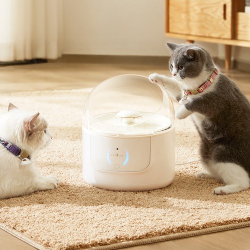CATLINK CL-W01 2.3L Smart Pet Fountain Dispenser, Cat Dog Puppy Drinking Bowl Feeder, Ultra-Quiet Pump, App Remote Control