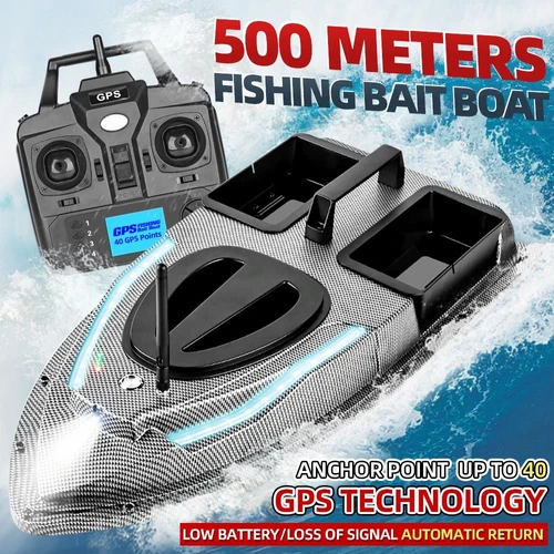 Flytec V900 500M Smart Bait Boat 40 Points GPS LCD Display