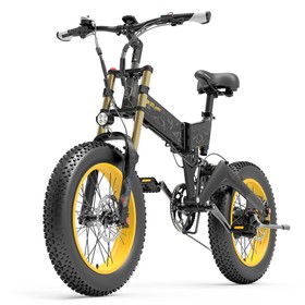 Xe đạp điện LANKELEISI X3000 Plus 20 inch 1000W 43Km / h 17.5AH - Xám