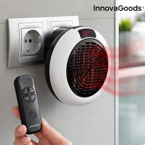 InnovaGoods Mini Plug-in 600W Ceramic Heater EU Plug