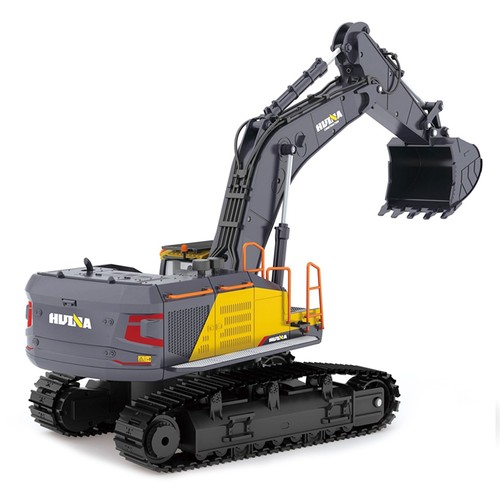 HUINA 1592 Großes RC-Bagger-Simulationslegierungsspielzeug, multifunktional mit Fernbedienung
