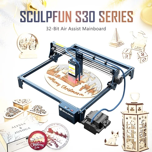 SCULPFUN S30 Pro 10W Laser Engraver with Automatic Air-assist
