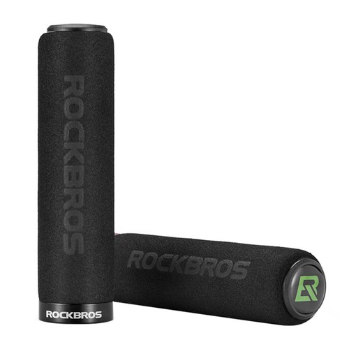 ROCKBROS Bicycle Grip MTB Sponge HandleBar Grip Black