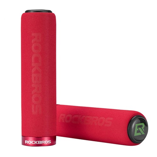 ROCKBROS Bicycle Grip MTB Sponge HandleBar Grip Red