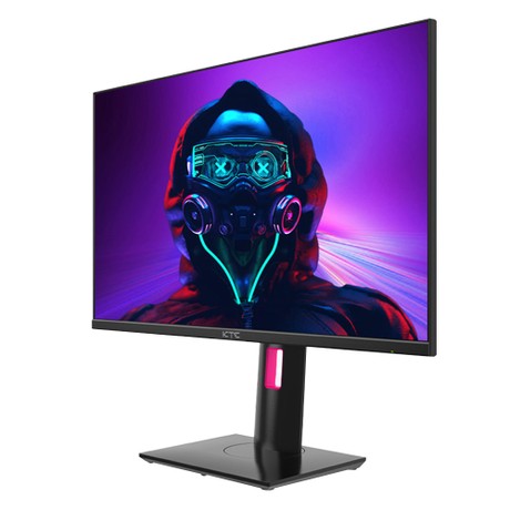 KTC H27T22 27-inch Gaming Monitor 2560x1440 QHD 16:9 ELED 170Hz Fast IPS Panel Screen 1ms GTG Response Time 99% sRGB HDR10 Low Motion Blur Compatible with FreeSync G-SYNC USB 2xHDMI2.0 2xDP1.4 Audio Out Horizontal & Vertical Rotated VESA Mount