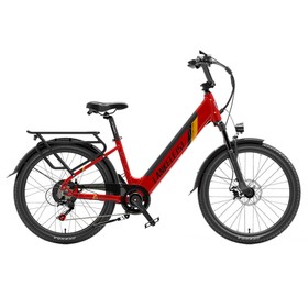 Bicicleta eléctrica LANKELEISI ES500PRO Roja