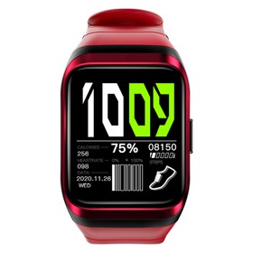 LOKMAT ZEUS 2 Smartwatch 1.69'' TFT Écran Tactile Complet Rouge
