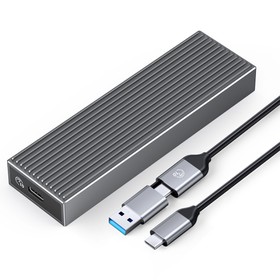 ORICO-BM2C3-G2-GY-BP Boîtier SSD M2 NVME en aluminium sans outil