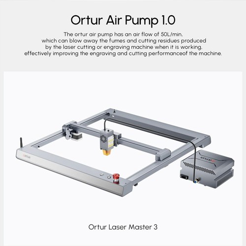 ORTUR Luftpump 1.0 för LU2-4 LF