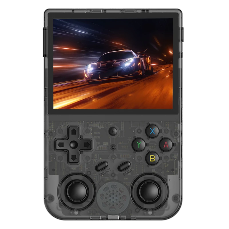 ANBCERNI RG353V 256GB Android Linux Game Console Transparent
