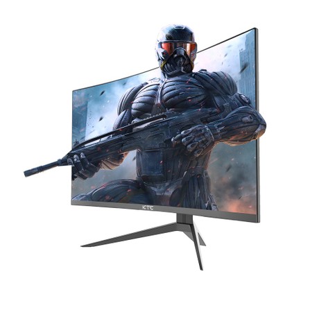 KTC H32S17 32 inch 1500R Curved Gaming Monitor 2560x1440 QHD 170Hz 16:9 ELED 99% sRGB HDR10 1ms MPRT Response Time Low-blue Compatible with FreeSync and G-SYNC USB HDMI2.0 2xDP1.4 Audio Out Flexible Adjustment with Sturdy Tripod VESA Mount Displayer