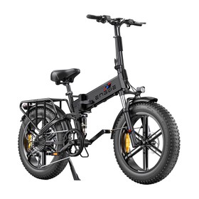 إنجوي إنجين برو دراجة كهربائية قابلة للطي 750 وات 48 فولت 16 أمبير أسود