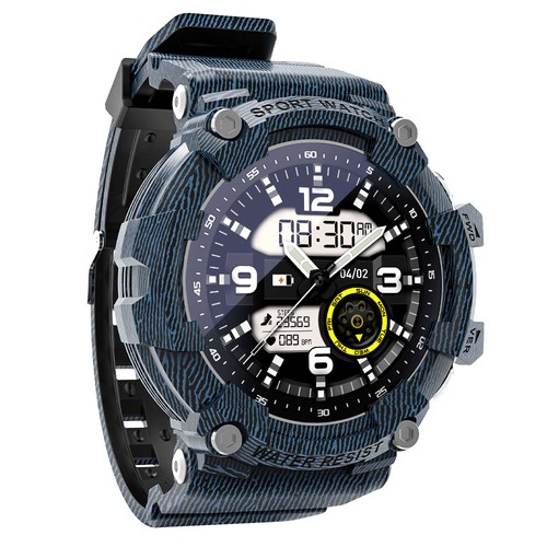 LOKMAT ATTACK 2 Smartwatch 1,28'' TFT LCD-skärm Bluetooth 5.1 IP68 Vattentät HR