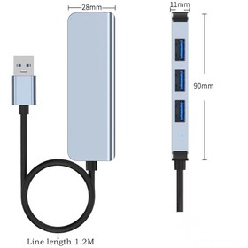 7-in-1 USB Hub Multi Ports Distributor USB 3.0 for Macbook Pro PC Hub