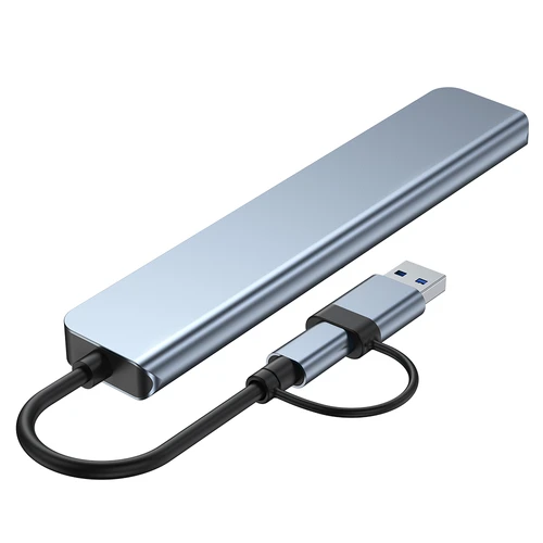 Hub USB 3.0, multi power strip USB a 7 porte con interruttore indipendente,  hub USB 3.0 alimentato, porta USB multipla per PC, laptop, macbook, Mac