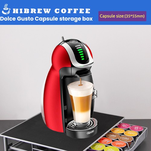 HiBREW Aufbewahrungsregal für 36 DG-Kapseln, Dolce Gusto Schubladen-Aufbewahrungsbox, 35 x 55 mm Kapselgröße