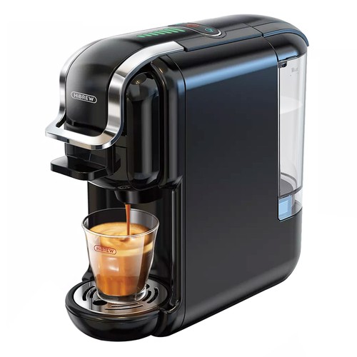 Στα 93.71 € από αποθήκη Ευρώπης Geekbuying | HiBREW H2B 5-in-1 Coffee Maker with Water Level Line, 1450W 19Bar Hot/Cold Capsule Coffee Machine, 600ml Water Tank – Black