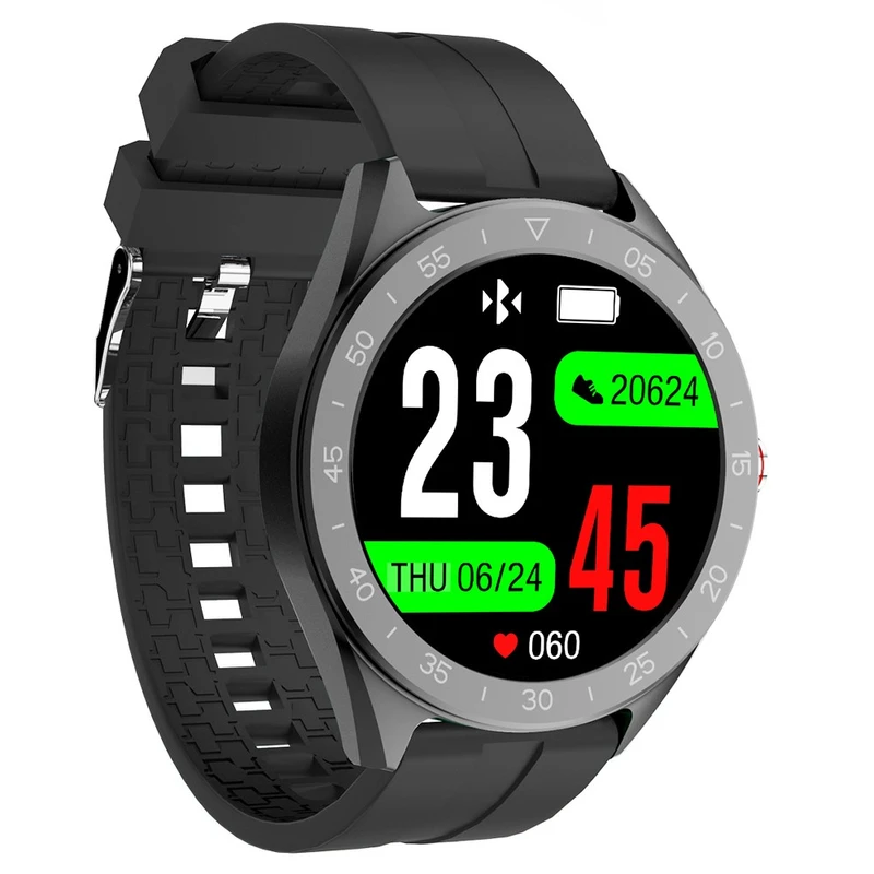 Lenovo R1 Smartwatch 1.3 TFT Screen 7 Sport Modes Black