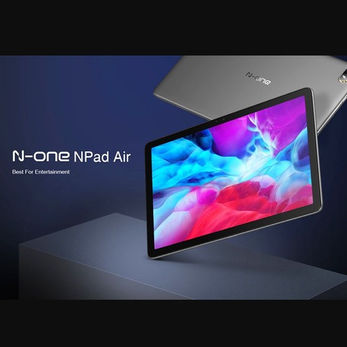 N-one NPad Air Tablet with Leather Case and Tempered Film Pack