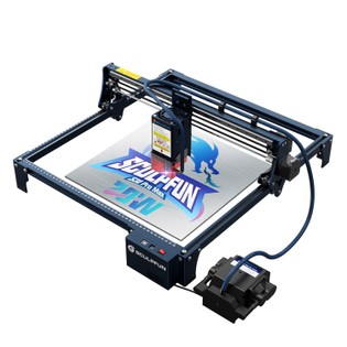 SCULPFUN S30 Pro Max 20W Laser Engraver Cutter, Automatic Air-assist, 0.08*0.1mm Laser Focus, 32-bit Motherboard, Replaceable Lens, Engraving Size 410*400mm, Expandable to 935*905mm