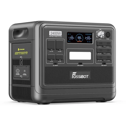 IDEAPLAY 2200W Portable Power Station - 2000Wh Solar Generator - with 6  110V/2200W AC Outlets