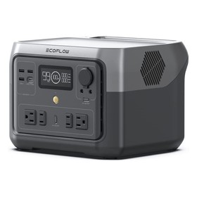 Central elétrica portátil EcoFlow RIVER 2 MAX 512Wh plugue dos EUA