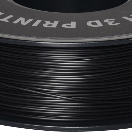 Geeetech PETG filament för 3D-skrivare, 1,75 mm tolerans /- 0,03 mm 1 kg spole (2,2 lbs) - Svart