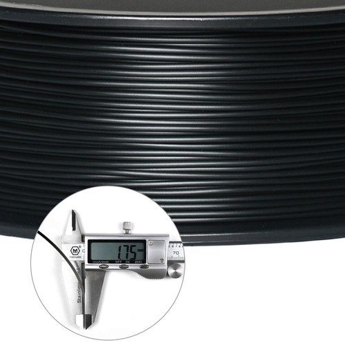 5 kg Geeetech PLA 3D-Druckerfilament, 1,75 mm Maßgenauigkeit /- 0,03 mm (2 kg Schwarz, 3 kg Weiß)