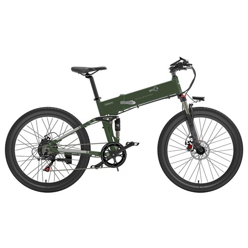 BEZIOR X500 Pro Folding Electric Bike Bicycle 48V 10.4Ah Battery 500W Motor 26 inch Tire Aluminum Alloy Frame Shimano 7-speed Shift Max Speed 30km/h 100KM Power-assisted mileage Range LCD Display IP54 waterproof
