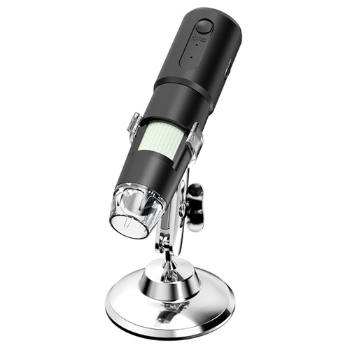 SUNUO 314 Smart WiFi-mikroskop, 0,3 MP Pixel, 360 graders rotationsbas, 1000X zoom, 8 LED-lampor