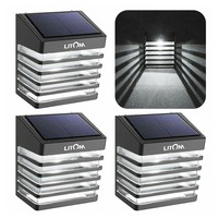 LITOM LED Solar Fence Lights