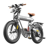 COSWHEEL T20R all-terrain e-bike, 20 * 4.0 inch dikke banden, 750 W borstelloze motor 45 km / u maximale snelheid, 20 Ah batterij voor 150 km lange afstand 150 kg belasting