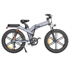 ENGWE X26 E-Bike 1000W 26*4.0" Fat Tires Max 50Km/h 100KM Range 48V 19.2Ah & 10Ah Dual Batteries