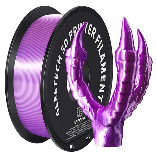 Geeetech Silk PLA Filament for 3D Printer Purple