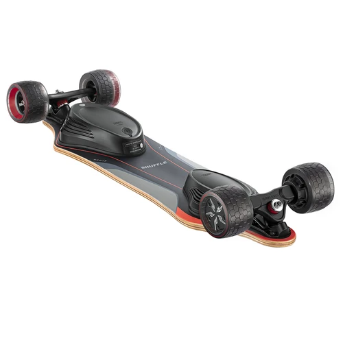 MEEPO Shuffle (V4) 620W x 2 Electric Skateboard - Black/Red for sale online