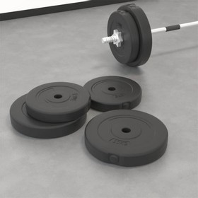 Disques de poids 4 pièces 30 kg Ciment