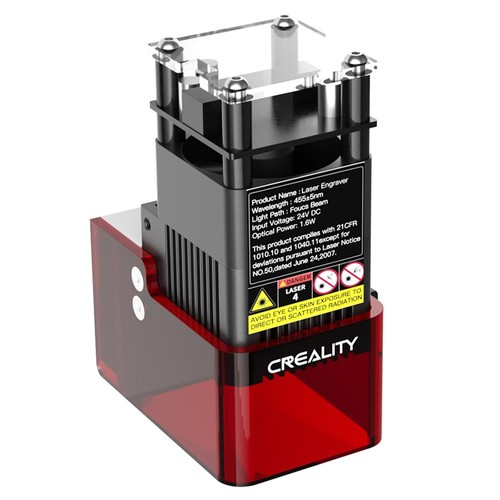 Creality 24V 1,6W Laser Modul Control Box Kit, 0,06 mm hög precision, för Ender 3 S1/S1 Pro/S1 Plus/V2 Neo/Max Neo/V2 - US-kontakt