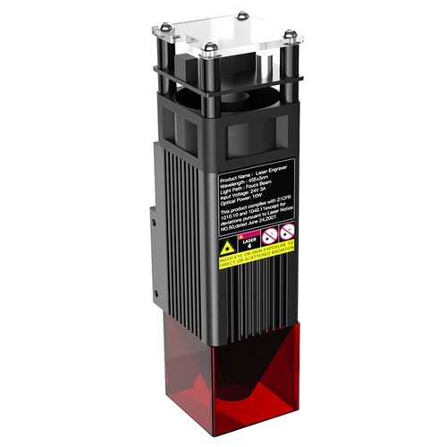 Creality 24 V 10 W Lasermodul-Steuerbox-Kit, 0,06 mm hochpräzise, für Ender 3 S1/S1 Pro/S1 Plus/V2 Neo/Max Neo/V2 – EU-Stecker