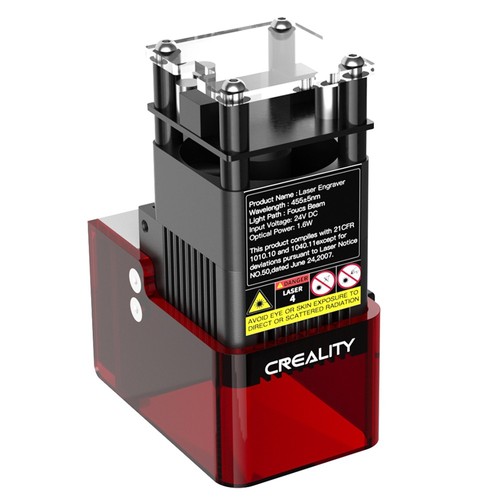 Creality 24 V 5 W Lasermodul-Steuerbox-Kit, 0,06 mm hochpräzise, für Ender 3 S1/S1 Pro/S1 Plus/V2 Neo/Max Neo/V2 – EU-Stecker