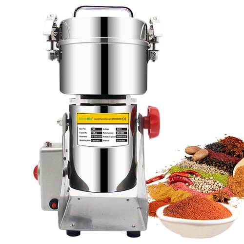BioloMix 700g Grains Spices Grinder, Coffee Beans Dry Food Mill Grinding Machine, Flour Powder Crusher