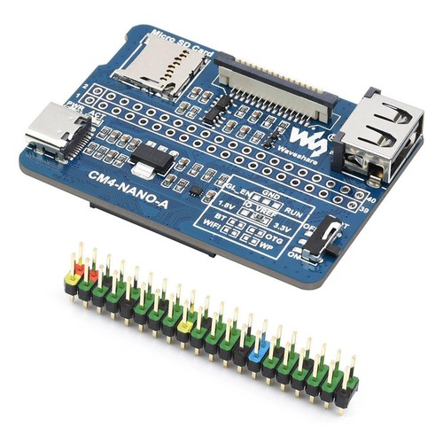 Waveshare Nano Base Board (A) für Raspberry Pi Compute Module 4, 55 x 40 mm