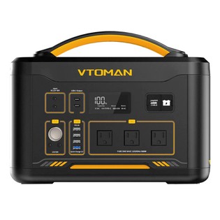 VTOMAN Jump 1800 Portable Power Station, 1548Wh LiFePO4 Battery Solar Generator, 1800W Pure Sine Wave AC Output, 12 Ports, 3096Wh Capacity Expandable, LED Light